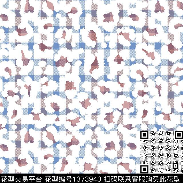 几何格子热带华亿平台传统印花华亿平台下载（图片编号: 1373943） - 瓦栏（Walan）