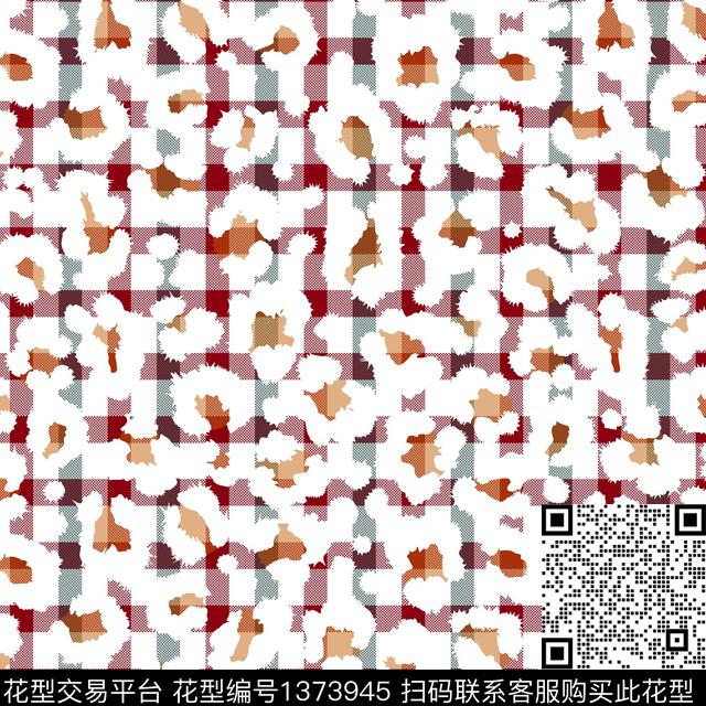 几何格子热带华亿平台传统印花华亿平台下载（图片编号: 1373945） - 瓦栏（Walan）