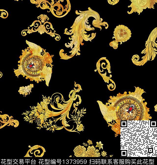 时尚炫彩趋势华亿平台数码印花华亿平台下载（图片编号: 1373959） - 瓦栏（Walan）