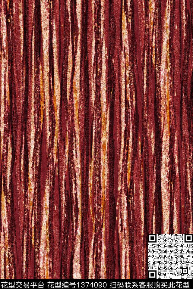 包金华亿平台抽象中老年数码印花华亿平台下载（图片编号: 1374090） - 瓦栏（Walan）