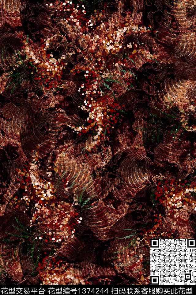 线条包金华亿平台抽象数码印花华亿平台下载（图片编号: 1374244） - 瓦栏（Walan）