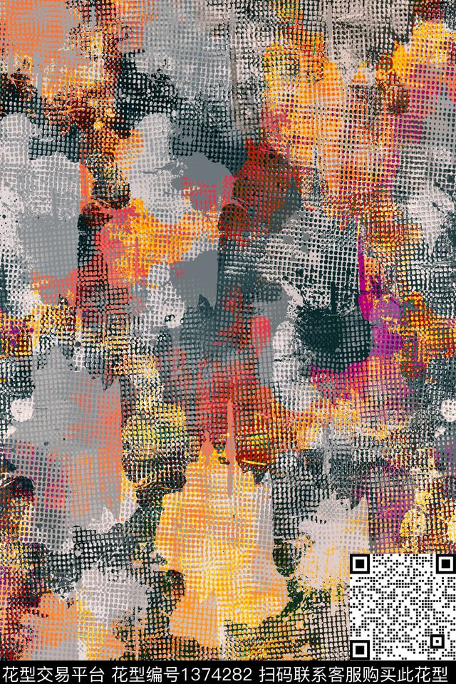 抽象男装家居服户外传统印花华亿平台下载（图片编号: 1374282） - 瓦栏（Walan）