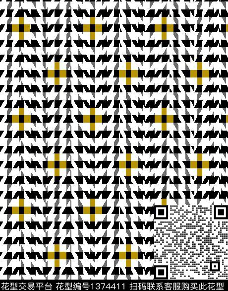 几何格子商务传统印花华亿平台下载（图片编号: 1374411） - 瓦栏（Walan）