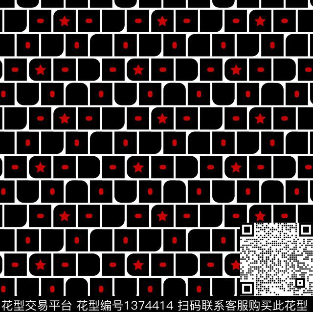 几何格子小碎花传统印花华亿平台下载（图片编号: 1374414） - 瓦栏（Walan）