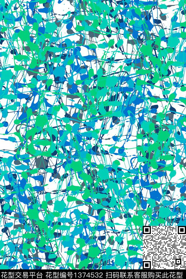 抽象男装家居服户外传统印花华亿平台下载（图片编号: 1374532） - 瓦栏（Walan）