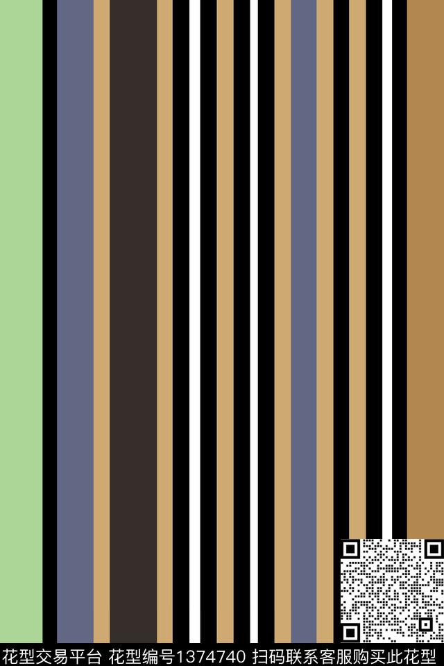 几何衬衫大牌风传统印花华亿平台下载（图片编号: 1374740） - 瓦栏（Walan）