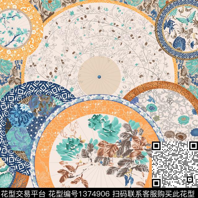 女装定位花玉兰花趋势华亿平台数码印花华亿平台下载（图片编号: 1374906） - 瓦栏（Walan）