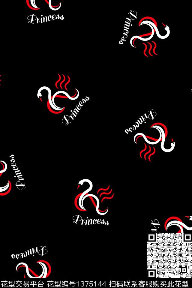 动物大牌风抽象传统印花华亿平台下载（图片编号: 1375144） - 瓦栏（Walan）