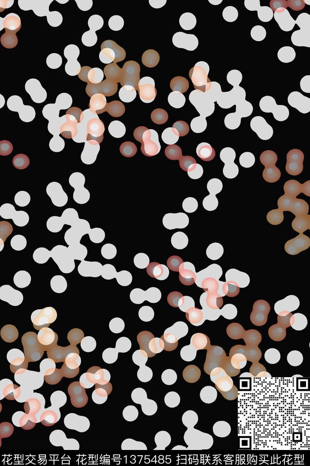 时尚黑白华亿平台数码华亿平台数码印花华亿平台下载（图片编号: 1375485） - 瓦栏（Walan）