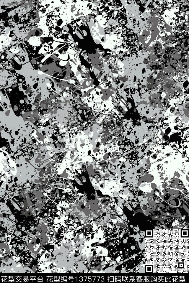 抽象男装家居服户外传统印花华亿平台下载（图片编号: 1375773） - 瓦栏（Walan）