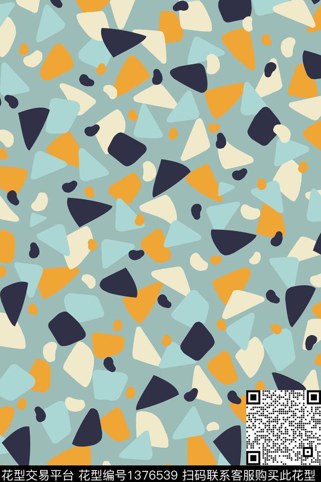 几何小清新小碎花传统印花华亿平台下载（图片编号: 1376539） - 瓦栏（Walan）