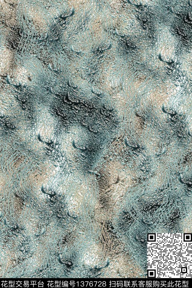 抽象男装家居服户外数码印花华亿平台下载（图片编号: 1376728） - 瓦栏（Walan）