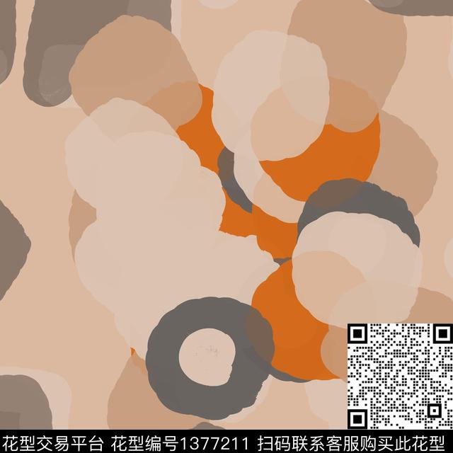 抽象渐变色彩几何数码印花华亿平台下载（图片编号: 1377211） - 瓦栏（Walan）