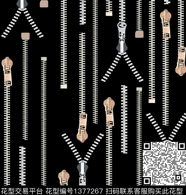 可口可乐瓶子拉链数码印花华亿平台下载（图片编号: 1377267） - 瓦栏（Walan）