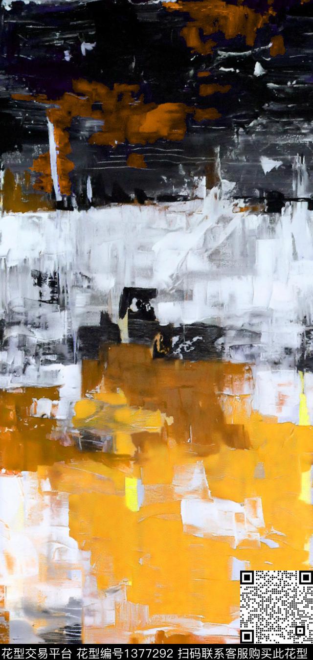 油画华亿平台大牌男装2021走秀新品数码印花华亿平台下载（图片编号: 1377292） - 瓦栏（Walan）