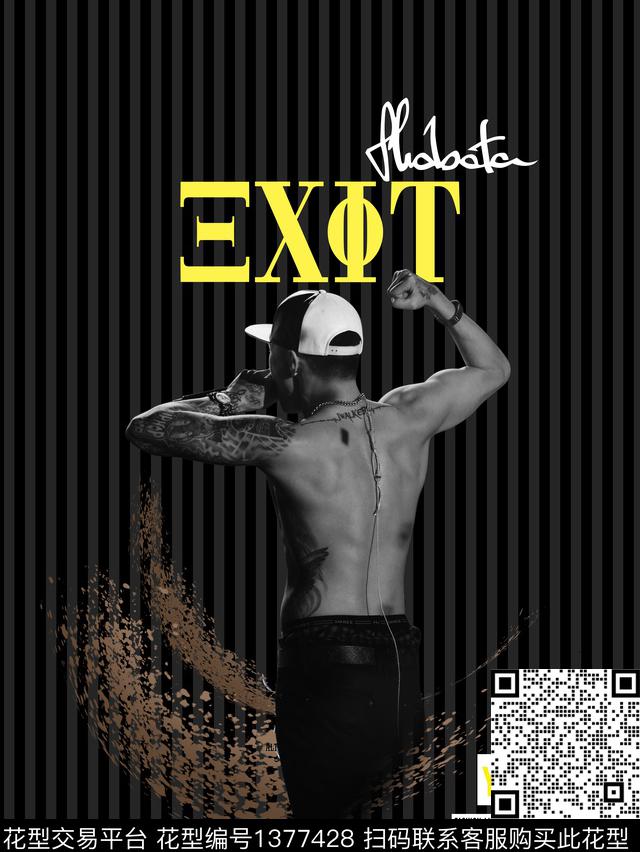 人物大牌风潮牌传统印花华亿平台下载（图片编号: 1377428） - 瓦栏（Walan）