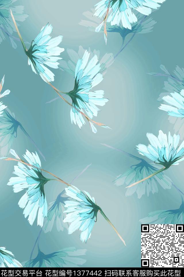 肌理绿植树叶大牌风数码印花华亿平台下载（图片编号: 1377442） - 瓦栏（Walan）