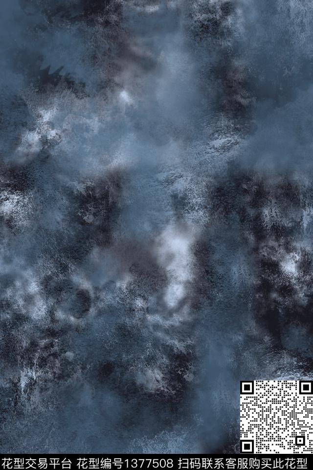 男装满版花扎染华亿平台迷彩传统印花华亿平台下载（图片编号: 1377508） - 瓦栏（Walan）