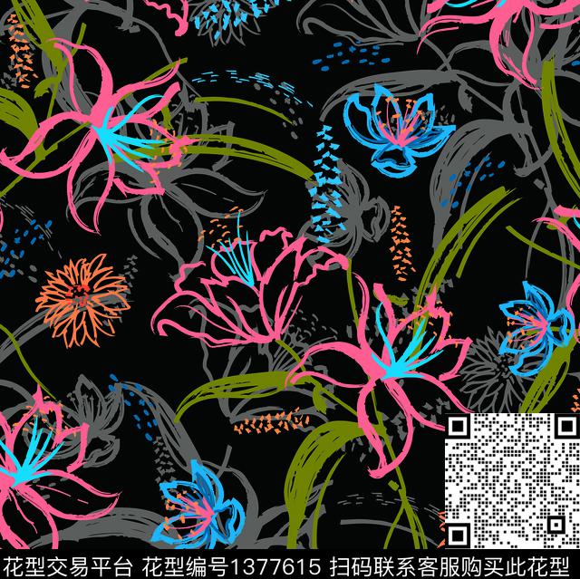 大牌风潮牌热带华亿平台传统印花华亿平台下载（图片编号: 1377615） - 瓦栏（Walan）