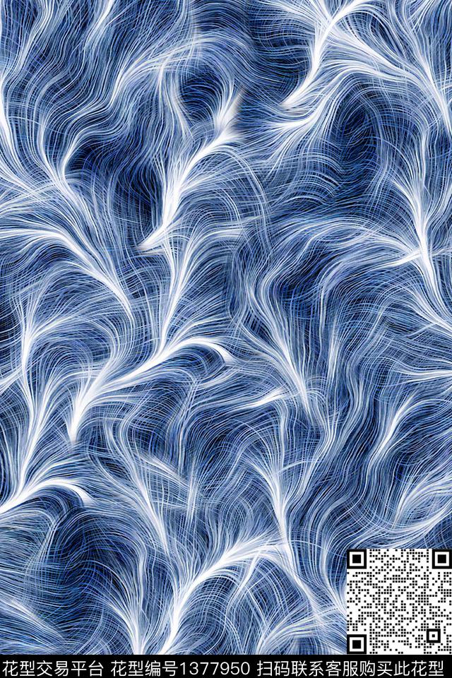 几何肌理大牌风数码印花华亿平台下载（图片编号: 1377950） - 瓦栏（Walan）