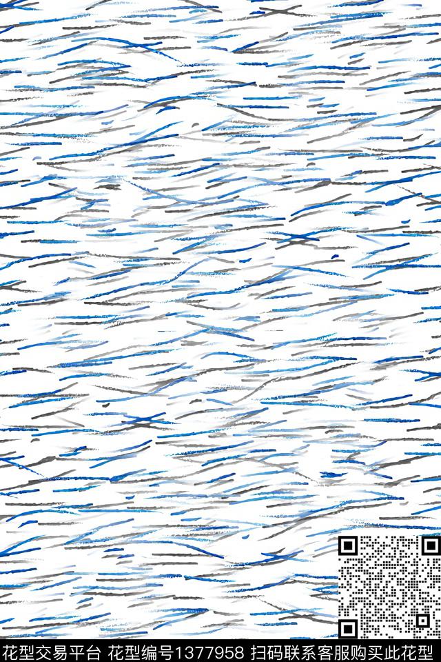 几何肌理大牌风数码印花华亿平台下载（图片编号: 1377958） - 瓦栏（Walan）