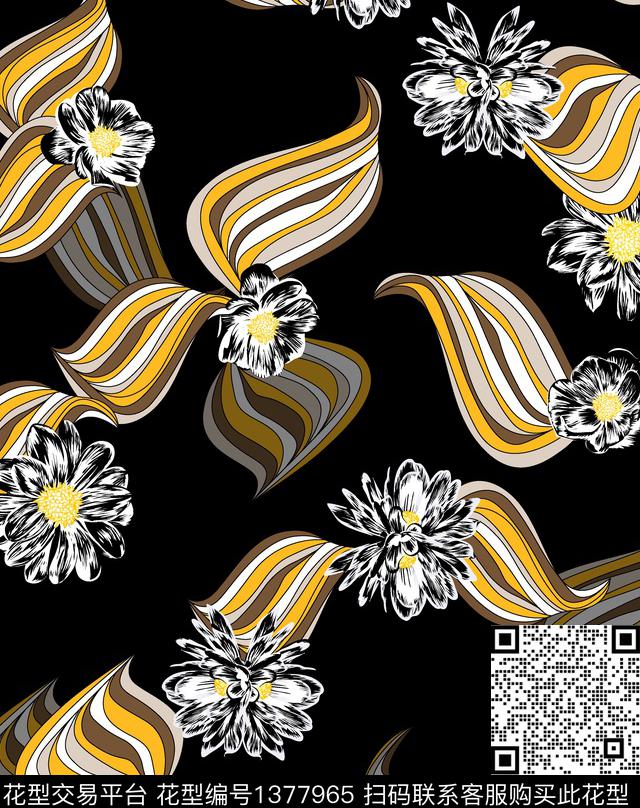 连衣裙女装休闲数码印花华亿平台下载（图片编号: 1377965） - 瓦栏（Walan）