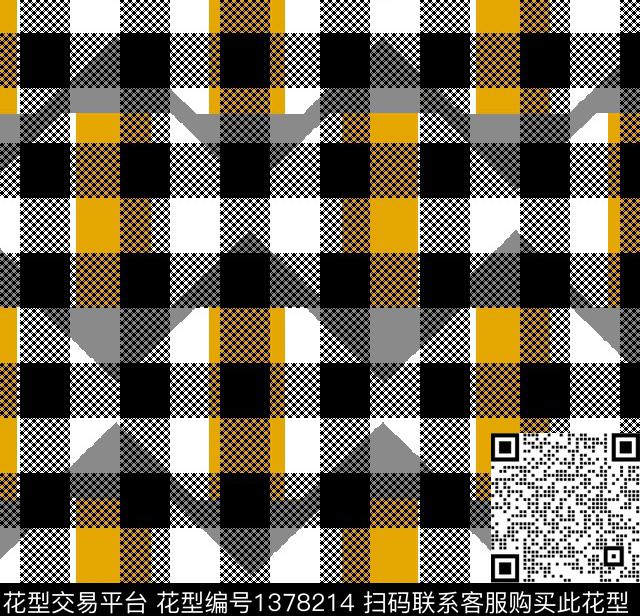 几何格子商务传统印花华亿平台下载（图片编号: 1378214） - 瓦栏（Walan）