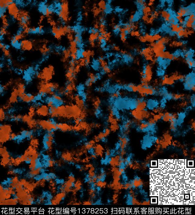 复古大牌风潮牌数码印花华亿平台下载（图片编号: 1378253） - 瓦栏（Walan）
