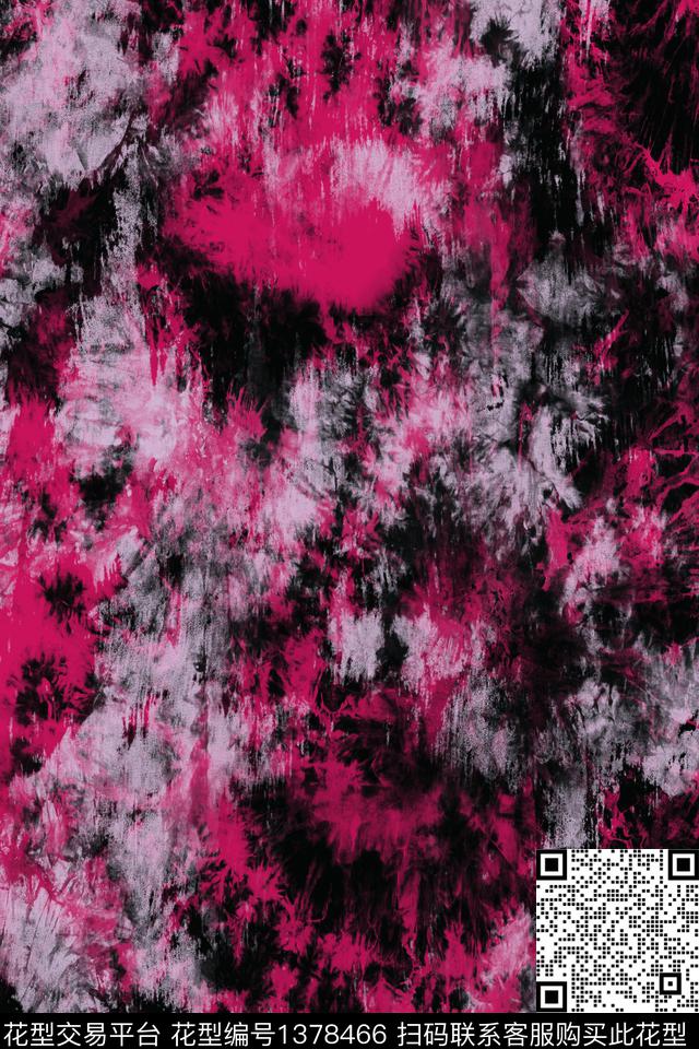 男装满版花扎染华亿平台迷彩传统印花华亿平台下载（图片编号: 1378466） - 瓦栏（Walan）