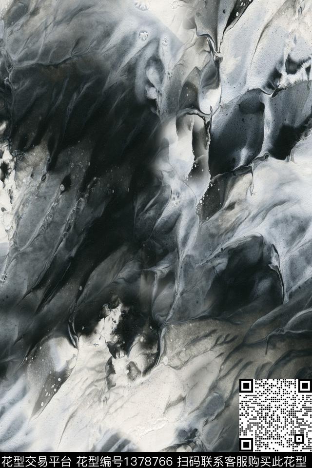 肌理大牌风香云纱数码印花华亿平台下载（图片编号: 1378766） - 瓦栏（Walan）