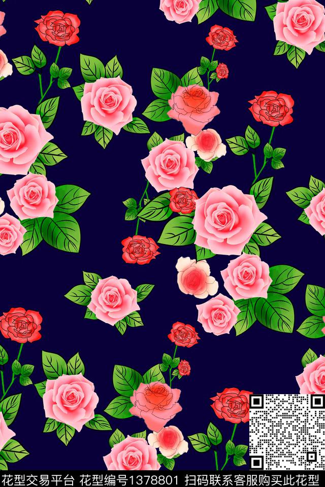 旗袍香云纱真丝数码印花华亿平台下载（图片编号: 1378801） - 瓦栏（Walan）