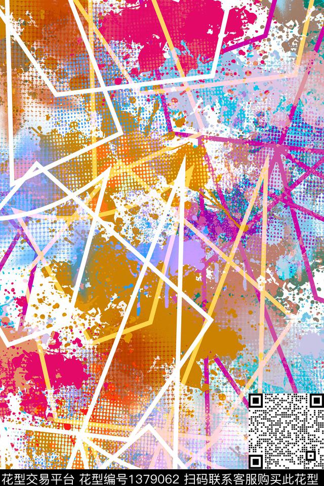 抽象男装家居服户外传统印花华亿平台下载（图片编号: 1379062） - 瓦栏（Walan）