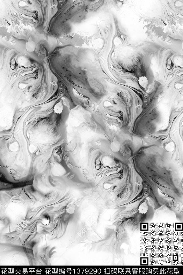 肌理数码华亿平台抽象数码印花华亿平台下载（图片编号: 1379290） - 瓦栏（Walan）