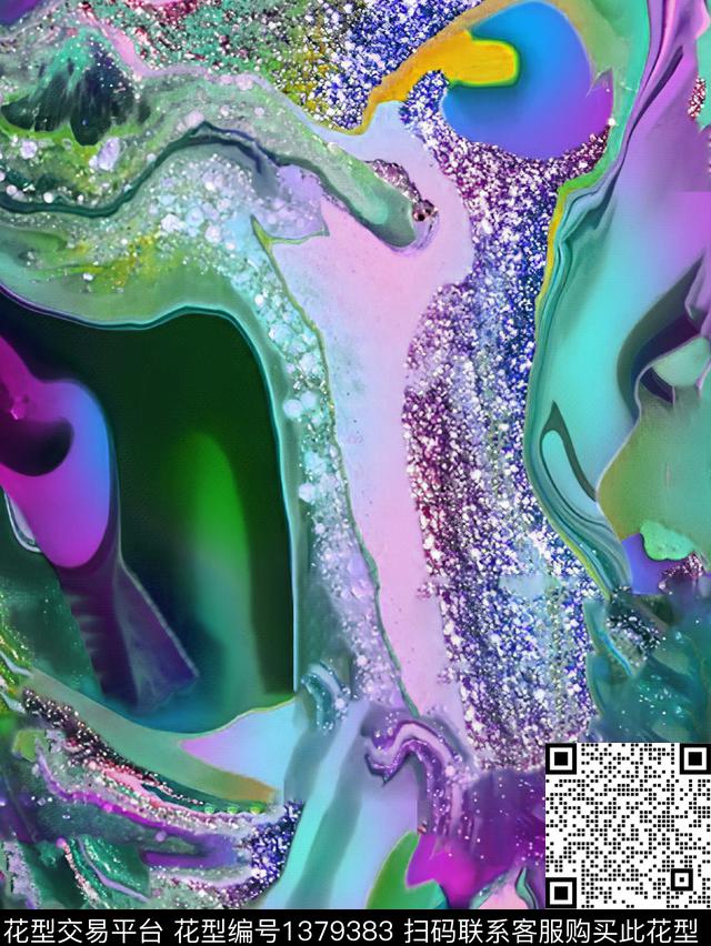 时尚肌理数码华亿平台数码印花华亿平台下载（图片编号: 1379383） - 瓦栏（Walan）