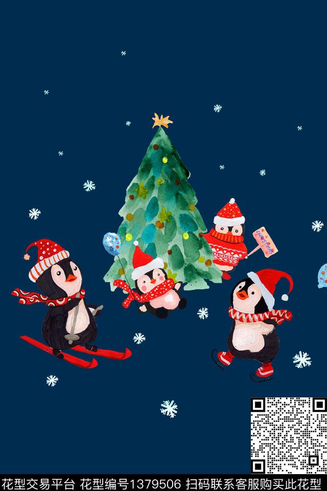 企鹅童装卡通数码印花华亿平台下载（图片编号: 1379506） - 瓦栏（Walan）