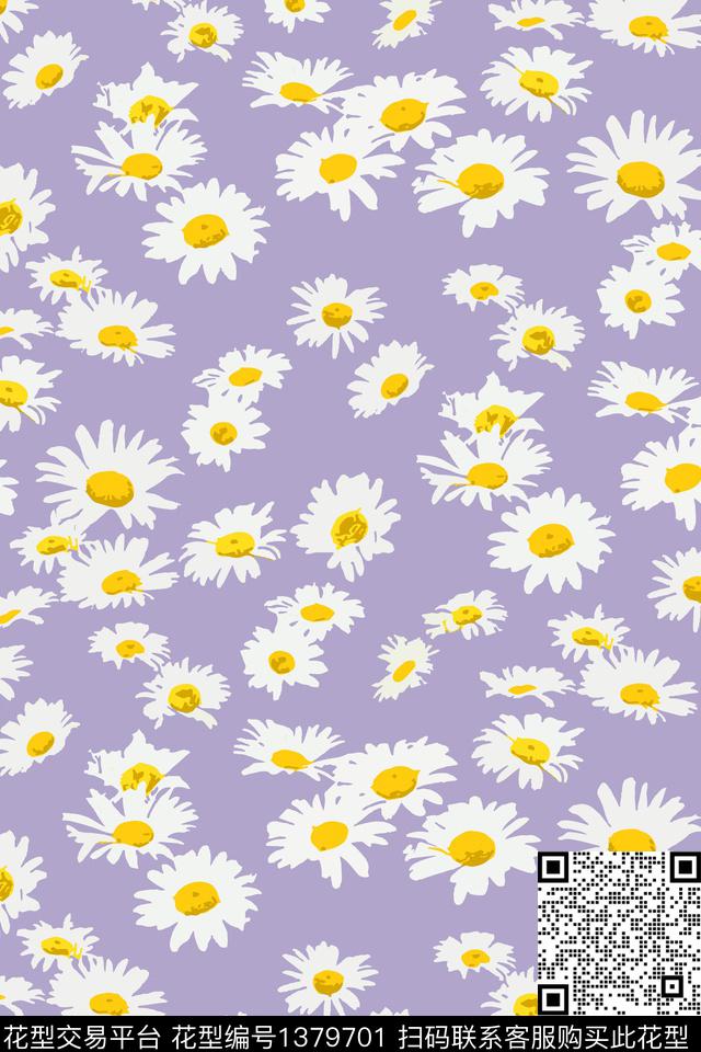 花卉大牌风小碎花传统印花华亿平台下载（图片编号: 1379701） - 瓦栏（Walan）