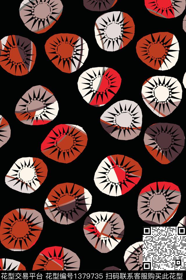 简约几何民族风数码印花华亿平台下载（图片编号: 1379735） - 瓦栏（Walan）