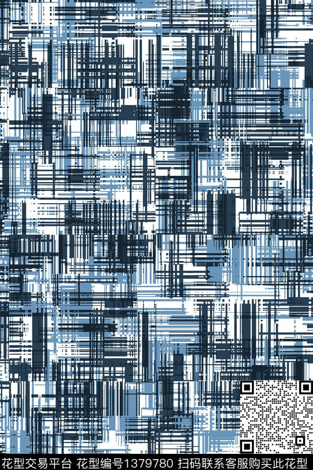 几何肌理大牌风数码印花华亿平台下载（图片编号: 1379780） - 瓦栏（Walan）