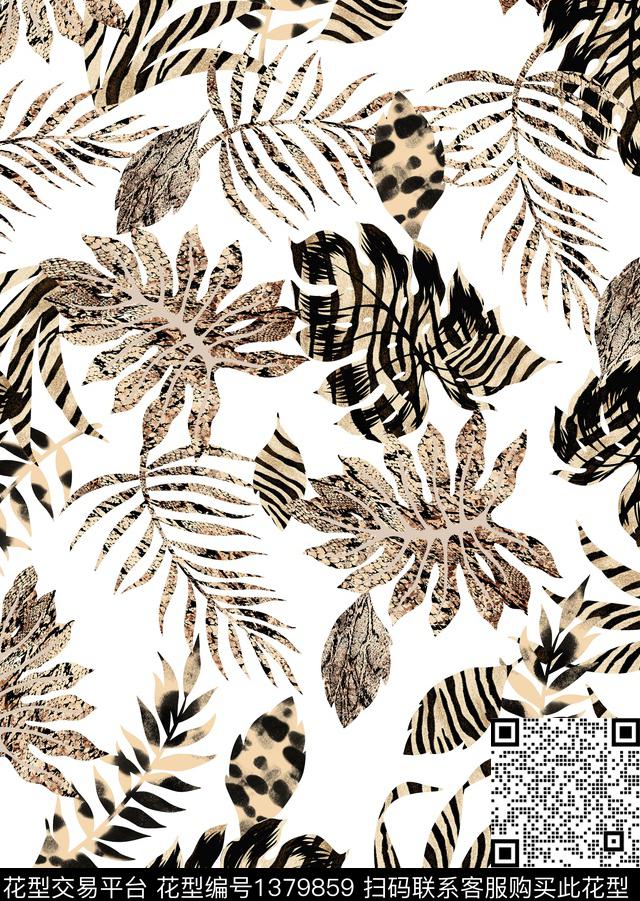 复古佩斯利动物纹传统印花华亿平台下载（图片编号: 1379859） - 瓦栏（Walan）