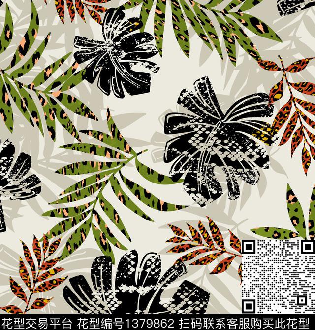 复古佩斯利动物纹传统印花华亿平台下载（图片编号: 1379862） - 瓦栏（Walan）