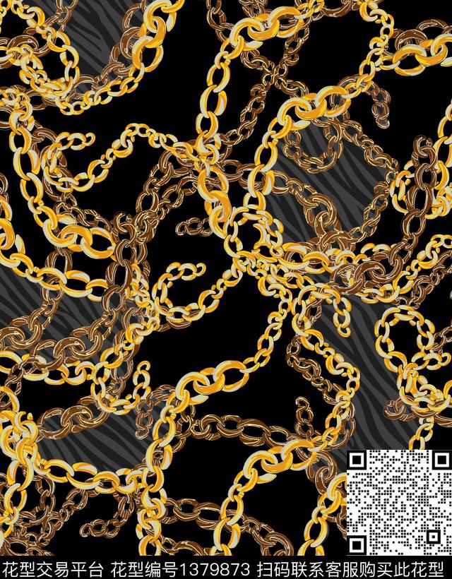 几何线条女装数码印花华亿平台下载（图片编号: 1379873） - 瓦栏（Walan）