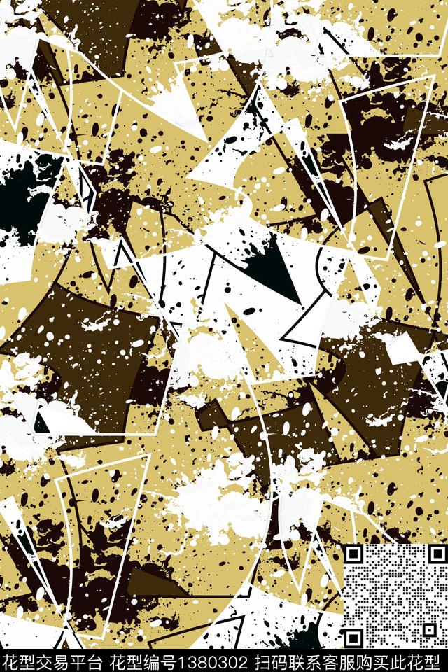 抽象男装家居服户外传统印花华亿平台下载（图片编号: 1380302） - 瓦栏（Walan）