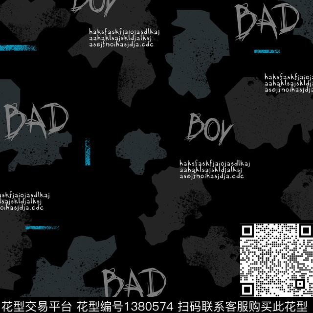 字母迷彩大牌风传统印花华亿平台下载（图片编号: 1380574） - 瓦栏（Walan）