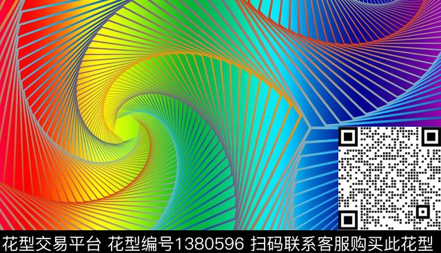 炫彩条格数码华亿平台数码印花华亿平台下载（图片编号: 1380596） - 瓦栏（Walan）