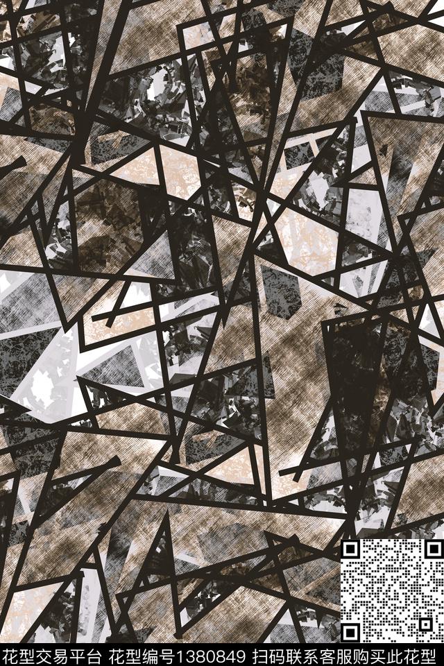 抽象男装家居服户外传统印花华亿平台下载（图片编号: 1380849） - 瓦栏（Walan）