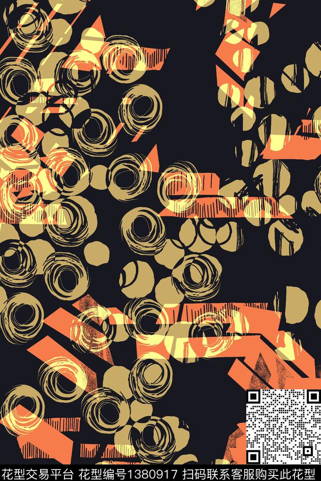 男装满版花大牌风抽象传统印花华亿平台下载（图片编号: 1380917） - 瓦栏（Walan）