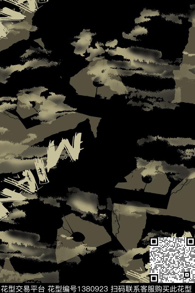 男装满版花字母迷彩传统印花华亿平台下载（图片编号: 1380923） - 瓦栏（Walan）