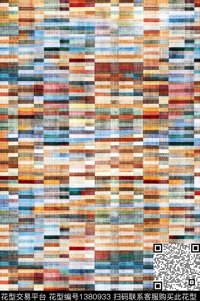几何肌理数码华亿平台数码印花华亿平台下载（图片编号: 1380933） - 瓦栏（Walan）