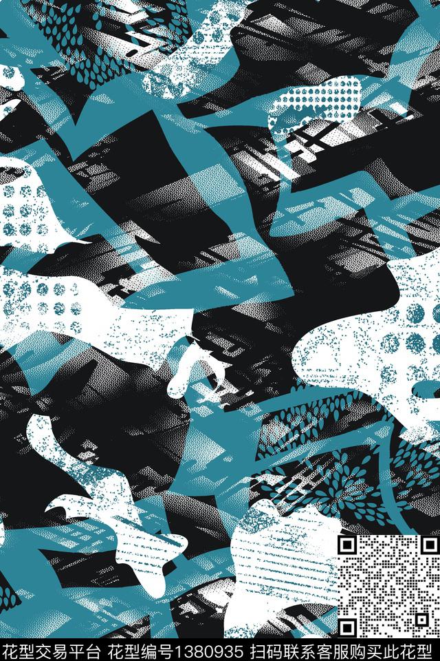 男装满版花迷彩大牌风传统印花华亿平台下载（图片编号: 1380935） - 瓦栏（Walan）