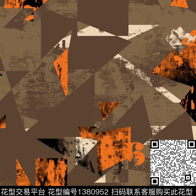 几何纸印花抽象男装传统印花华亿平台下载（图片编号: 1380952） - 瓦栏（Walan）